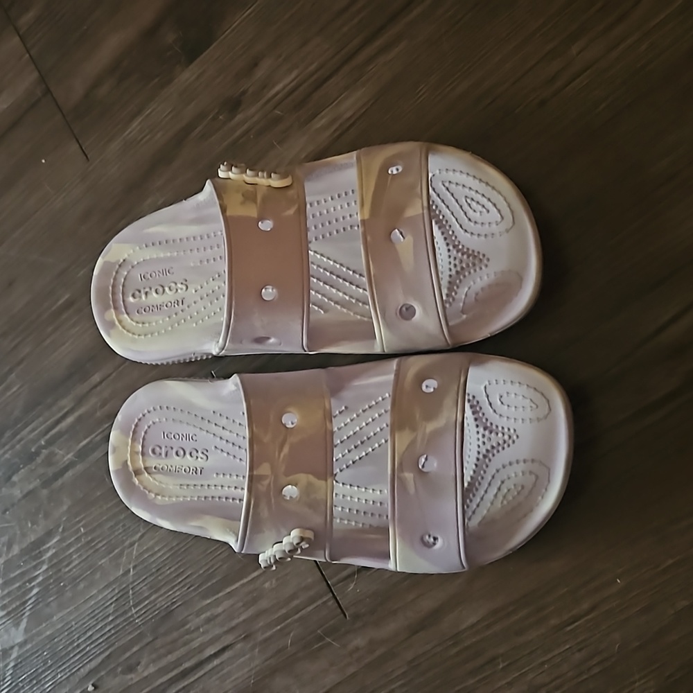 Crocs Unisex-Adult Classic Two-Strap Slide Sandals